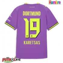 Camiseta Borussia Dortmund Konstantinos Karetsas #19 Tercera Equipación 2026-27 manga corta